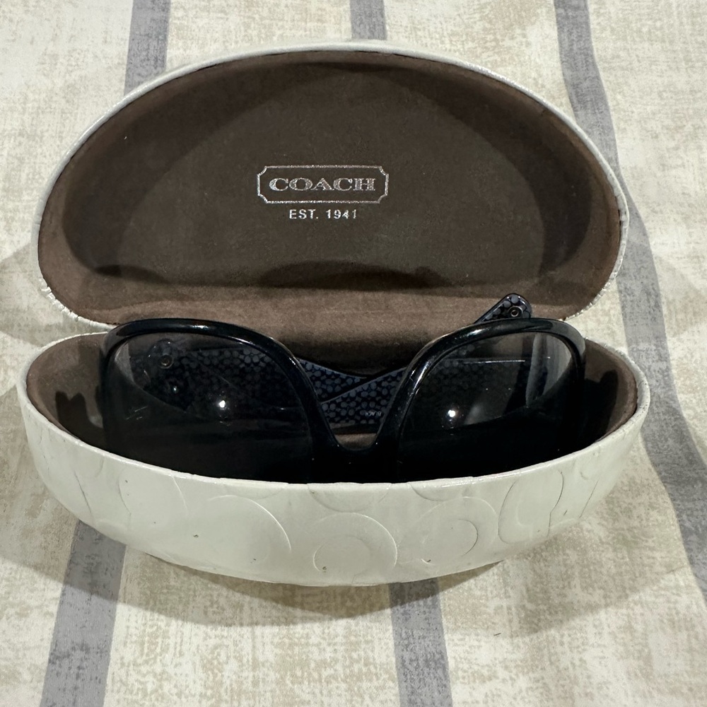 Black Coach Sunglasses with Case